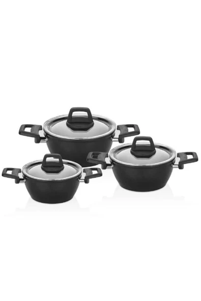FALEZ Sahra 6 Parça Midi Granit Tencere Seti ürün görseli