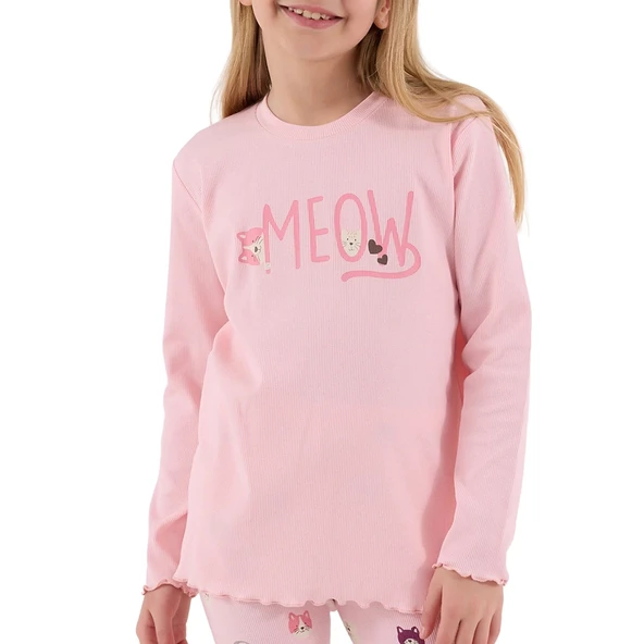 RolyPoly RP3700-2 Kız Çocuk Kışlık İkili Pijama Takım - Resim 7