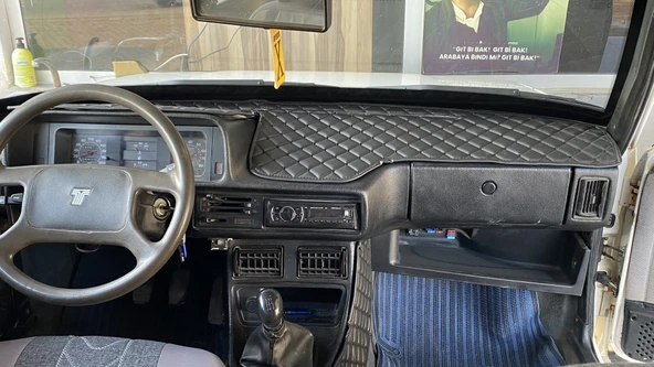 Tofaş Torpido Örtüsü & Konsol Kumaşı Siyah Püskülsüz ürün görseli 1