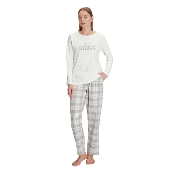 Anıl 11253 Kadın Uzun Kol Kışlık Pijama Takım ürün görseli 1