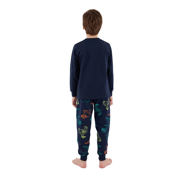 RolyPoly RP3671-2 Erkek Çocuk Kışlık İkili Pijama Takım - Resim 3