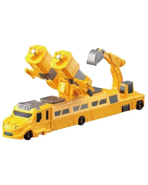 Kızılkaya Manyetik Dönüşebilir Araç ve İş Makineleri Yapım Seti Kutulu 24 Parça XH8569 - Resim 3