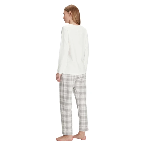 Anıl 11253 Kadın Uzun Kol Kışlık Pijama Takım - Resim 2