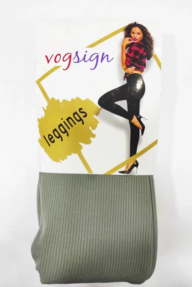 Vogsign 395 Kadın Fitilli Tayt - Resim 8