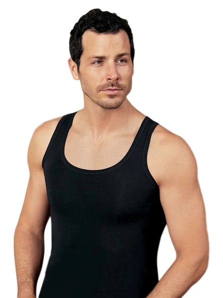 Şahinler ME029 Erkek Renkli Çapraz Atlet - Resim 2