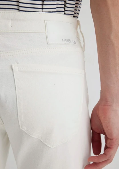 Mavi M0042288003 Jake Mavi Black Beyaz Jean Pantolon Erkek Kot Pantolon - Resim 7