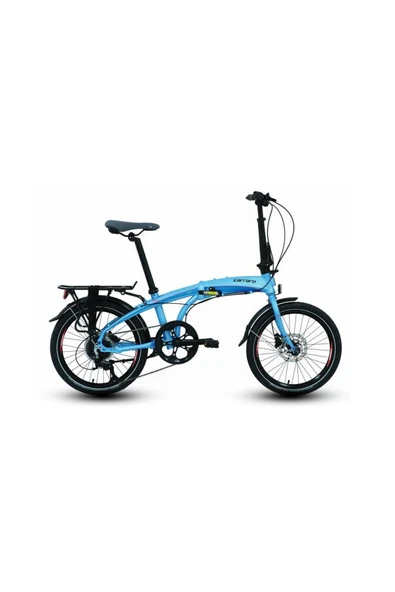 CARRARO FLEXI KATLANIR BİSİKLET 108 20 JANT HİDROLİK DİSK FREN 32 KADRO 8 VİTES MAVI-YESIL-TURKUAZ (B)-SIYAH-KIRMIZI R1 ürün görseli 1