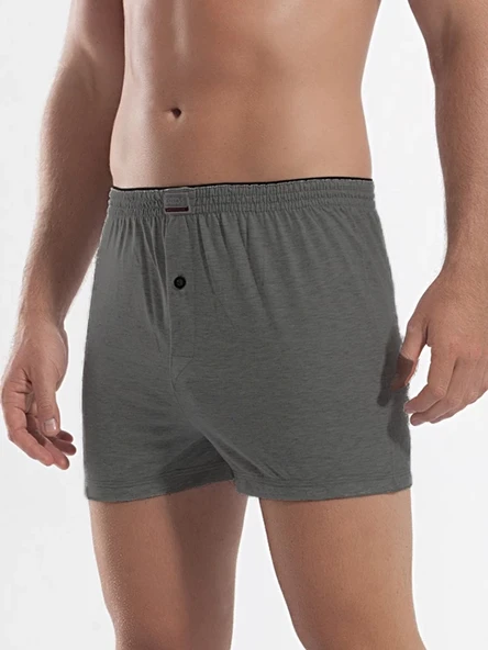 Öztaş 1128 Erkek Paçası Slikonlu Boxer - Resim 2