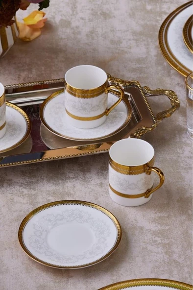 Charlotte 6 Kişilik Kahve Fincanı 90 ml - Resim 4