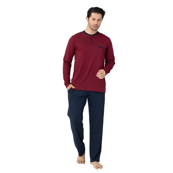 Confeo 940.027 Erkek Süprem Uzun Kol Pijama Takım - Resim 3