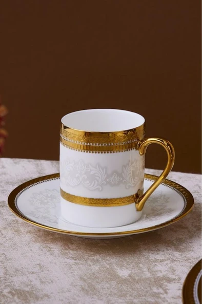 Charlotte 6 Kişilik Kahve Fincanı 90 ml ürün görseli 1