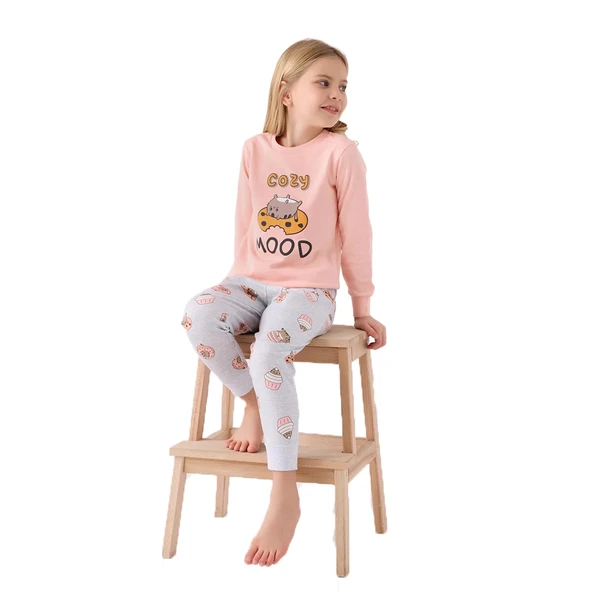 RolyPoly RP3467-2 Kız Çocuk Kışlık İkili Pijama Takım ürün görseli