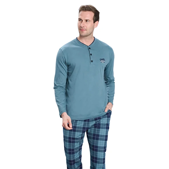 Over Sleep 2150 Erkek Desenli Erkek Pijama ürün görseli