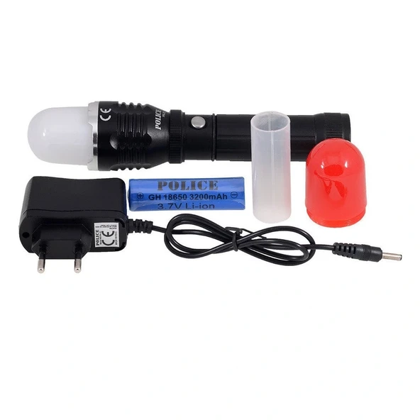 Police Ps-22 Cree Led Zoom Mıknatıslı Şarjlı El Feneri ürün görseli