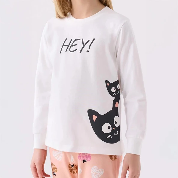 RolyPoly RP3466C Kız Çocuk Kışlık Pijama Takım - Resim 4