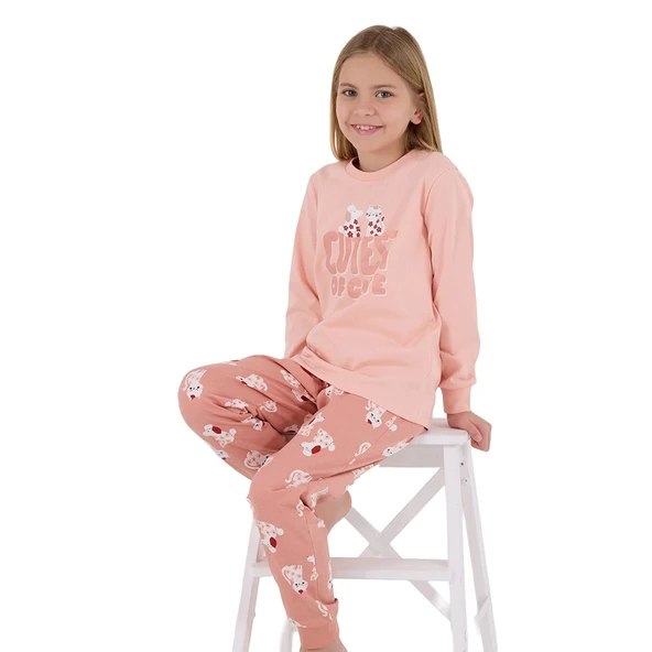 RolyPoly RP3708-2 Kız Çocuk Kışlık İkili Pijama Takım - Resim 2