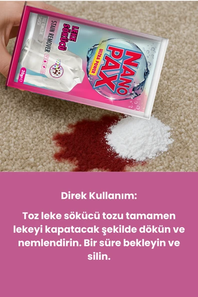 LEKE SÖKÜCÜ TOZ SAŞE 6 ADET - Resim 3