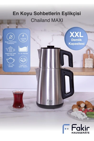 MAXİ Chailand Çay Makinesi- Inox 41005656 ürün görseli 1