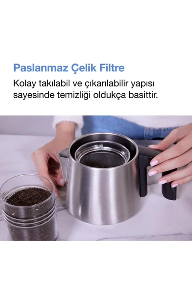 MAXİ Chailand Çay Makinesi- Inox 41005656 - Resim 8