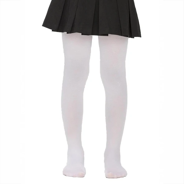 Penti Pretty Kız Çocuk Mikro 40 Külotlu Çorap Beyaz 3'lü Paket ürün görseli