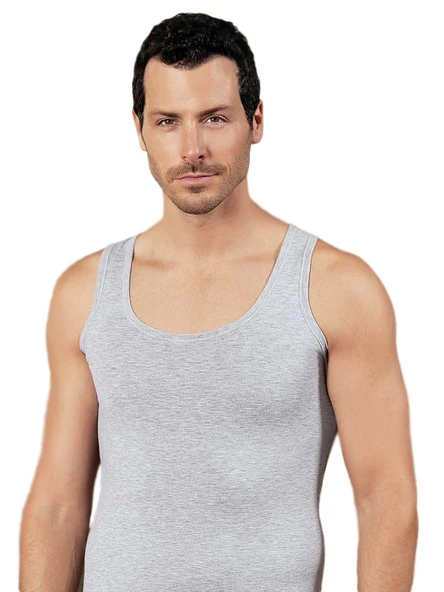 Şahinler ME029 Erkek Renkli Çapraz Atlet - Resim 4