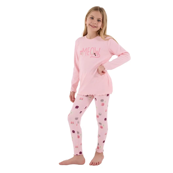 RolyPoly RP3700-2 Kız Çocuk Kışlık İkili Pijama Takım - Resim 3