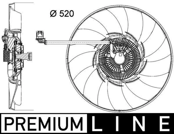 Bmw Fan Termigi - Fan Termigi - Bhr Cff 474 000p ürün görseli 1