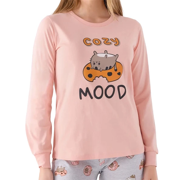 RolyPoly RP3467-2 Kız Çocuk Kışlık İkili Pijama Takım - Resim 3