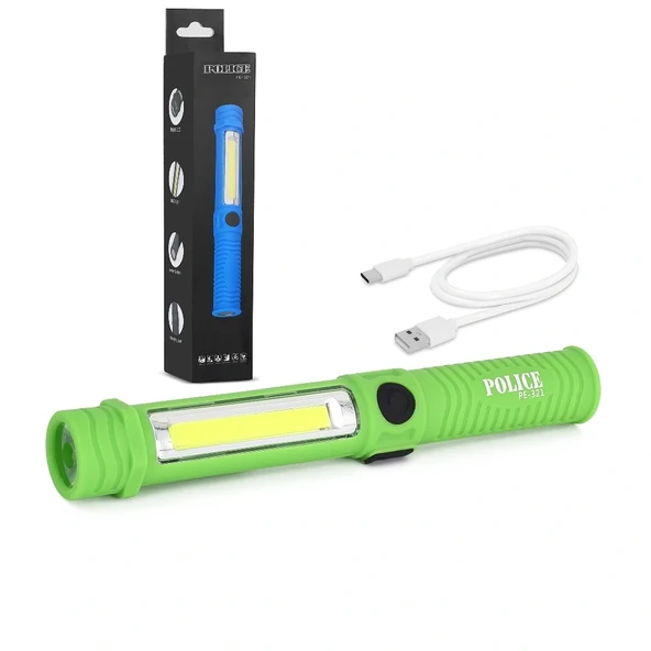 Police Pe-321 Şarjlı El Feneri - Resim 4