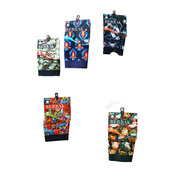 Berrak 4431 Dijital Baskı Erkek Boxer - Resim 8