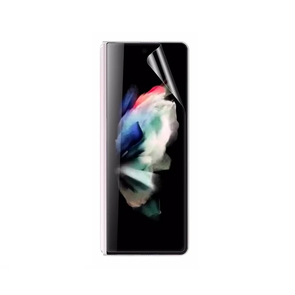 Vivo X Fold5 Uyumlu Ön-Arka Body Şeffaf Ultra Ekran Koruyucu Nano Jelatin - Resim 6