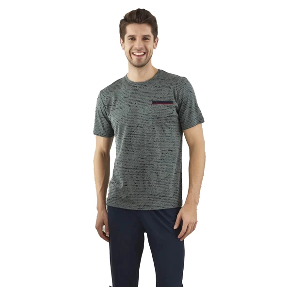 Elitepoint 923 Erkek Yazlık  Pijama Takımı - Resim 2