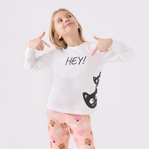 RolyPoly RP3466C Kız Çocuk Kışlık Pijama Takım - Resim 2