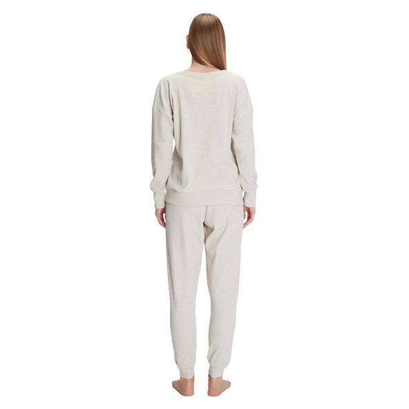 Anıl 11271 Kadın Uzun Kol Sweatshirt ve Pantolon T - Resim 3