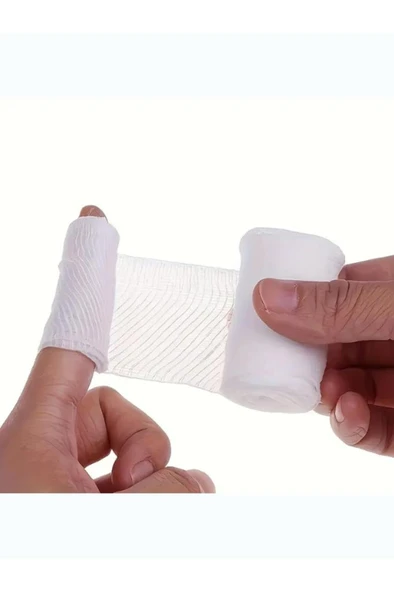 OctaCare Elastik Sargı Bezi 10CM X 4M 5 ADET - Resim 3
