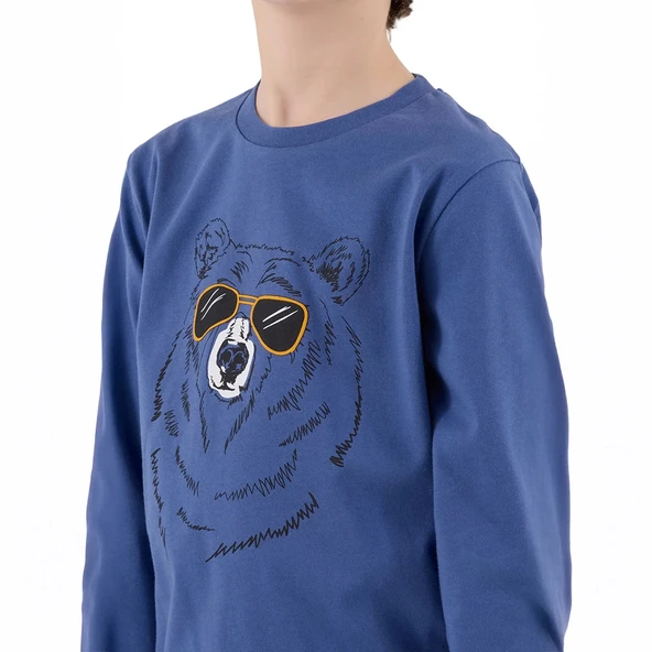 RolyPoly RP3659-G Erkek Garson Boy Çocuk Kışlık İkili Pijama Takım - Resim 6