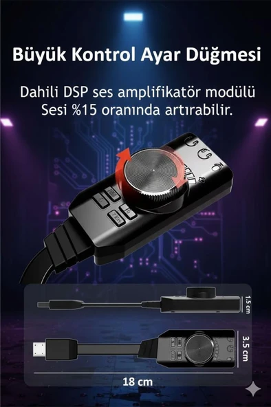 Lastvoice BM800BTA Gaming 7.1 Ses Kartı ve Mikrofon Seti Canlı Yayın LOL PUBG - Resim 2