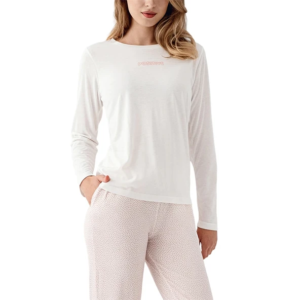 Arnetta AR3417-S Kadın Kışlık İkili Pijama Takım - Resim 3