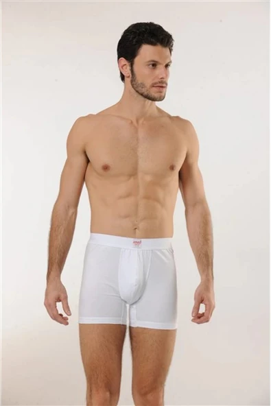 HMD E300 Erkek Likralı Düz Boxer Külot ürün görseli 1