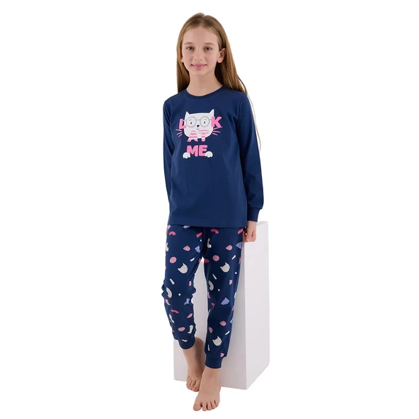 RolyPoly RP3696-2 Kız Çocuk Kışlık İkili Pijama Takım - Resim 2