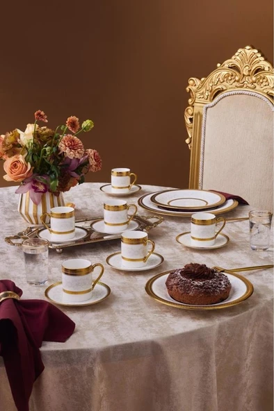 Charlotte 6 Kişilik Kahve Fincanı 90 ml - Resim 6