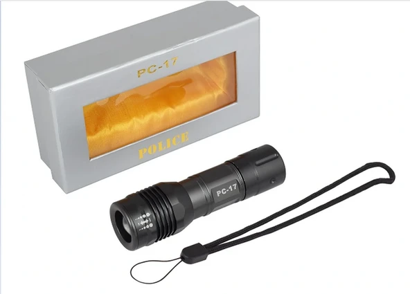 Police Pc-17 Cree Power Led + Zoom El Feneri - Resim 2