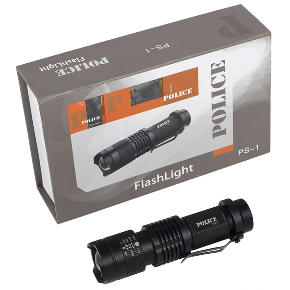 Police Ps-1 Cree Led Şarj Edilebilir El Feneri - Resim 2