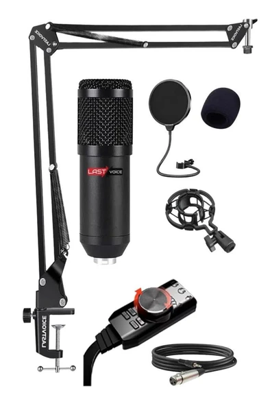 Lastvoice BM800BTA Gaming 7.1 Ses Kartı ve Mikrofon Seti Canlı Yayın LOL PUBG ürün görseli 1