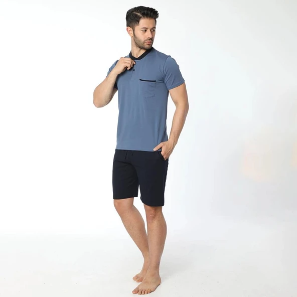 Öztaş 12037 Erkek Yazlık Şort Pijama Takım ürün görseli
