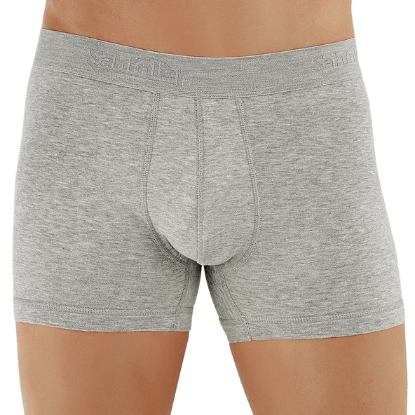 Şahinler E031 Erkek Likralı Boxer Külot 6lı Paket Gri XXL ürün görseli 1