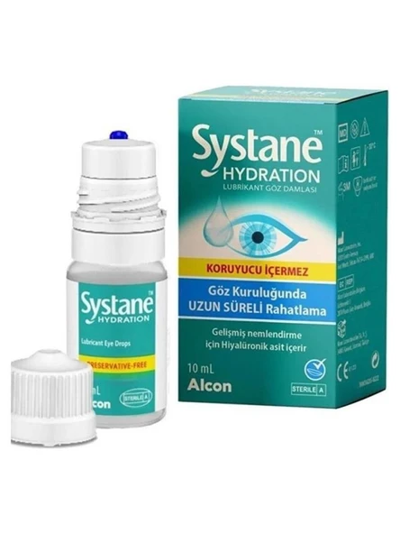 Systane Hydration Lubrikant Göz Damlası 10 Ml 10'Lu PAKET (SKT:06/2027) ürün görseli