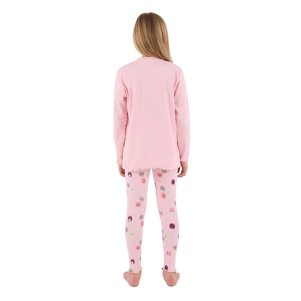 RolyPoly RP3700-2 Kız Çocuk Kışlık İkili Pijama Takım - Resim 4