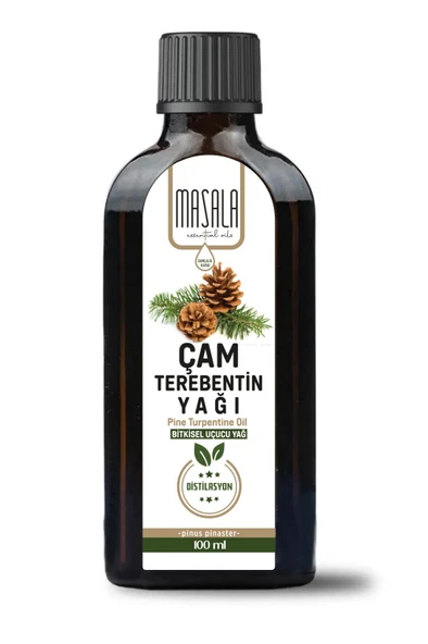Çam Terebentin Yağı 100 ml – Doğal Uçucu Yağ Cam Şişe  (Pinus spp.) ürün görseli 1