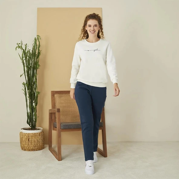 Elitepoint 3137 Kadın Üç İplik Eşofman Takım ürün görseli 1